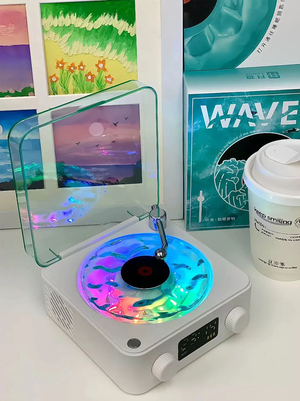 Mini Retro White Noise Bluetooth Speaker